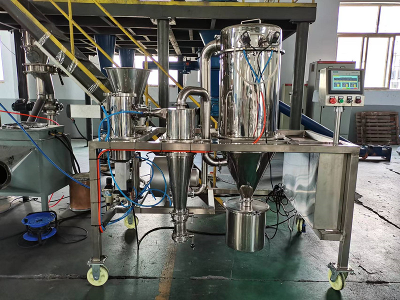 江西某鋰電材料公司:樹脂基硬炭負(fù)極材料實(shí)驗(yàn)室粉碎設(shè)備-MQW03流化床氣流磨 江西某鋰電材料公司:樹脂基硬炭負(fù)極材料實(shí)驗(yàn)室粉碎設(shè)備-MQW03流化床氣流磨