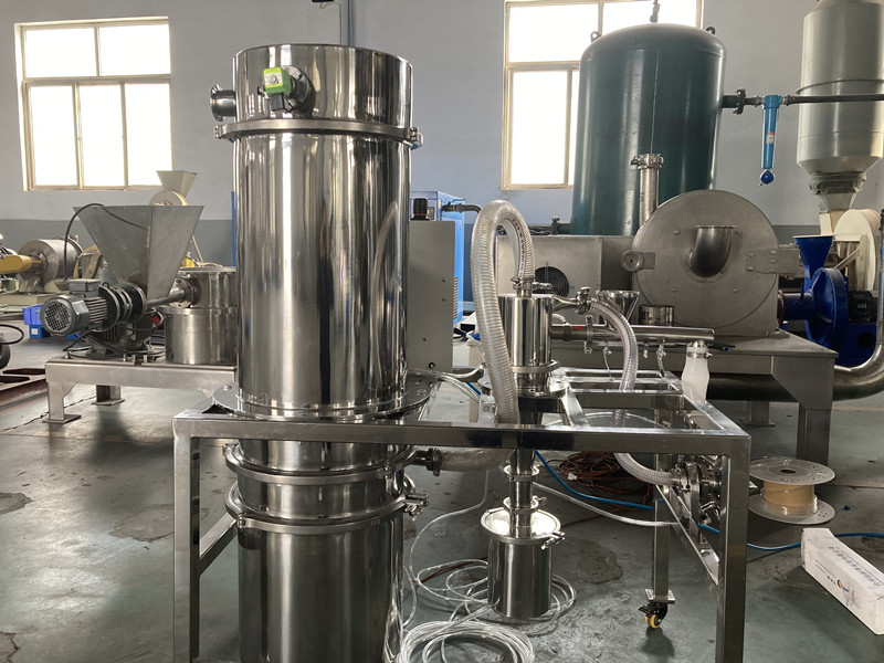 寧波某大學(xué)納米二氧化鈦團(tuán)聚體解聚打散設(shè)備-MQP圓盤式氣流粉碎機(jī) 寧波某大學(xué)納米二氧化鈦團(tuán)聚體解聚打散設(shè)備-MQP圓盤式氣流粉碎機(jī)